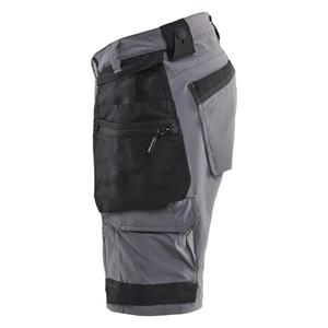 BLAKLADER - 170216459699C64 Craftsman <b>shorts</b> 4-way <b>stretch</b> Mid grey/Black - EAN 7330509922965 <b>WORK</b> TROUSERS <b>WORK</b> <b>SHORTS</b> - Product Image 3