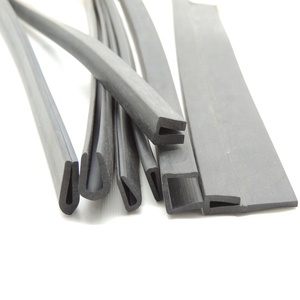 Tira de sellado de goma de canal en U EPDM <span class=keywords><strong>con</strong></span> protección de borde de metal - Product Image 6