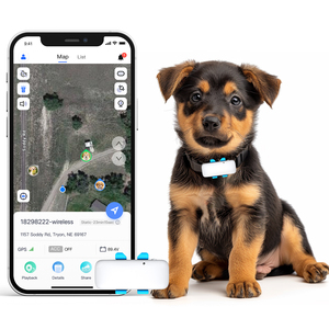 Collier GPS intelligent pour animaux <span class=keywords><strong>de</strong></span> compagnie, pour chiens et chats, étanche IP65, localisation en temps réel, 4G LTE, léger, portable, <span class=keywords><strong>localisateur</strong></span> d'animaux - Product Image 4