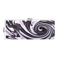 Tapis de souris de jeu rectangulaire XXL sur mesure avec bord cousu, tapis de bureau pour ordinateur