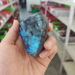 Hot <b>Sale</b> High Quality Factory Wholesale Price Labradorite Ornament Cute Feng Shui Crystal <b>Home</b> Decor Gift - Product Image 4