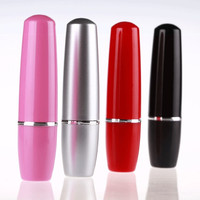 Vibrateur discret de type rouge à lèvres avec moteur puissant et silencieux pour massage intime féminin et plaisir adulte – Vibrateur créatif