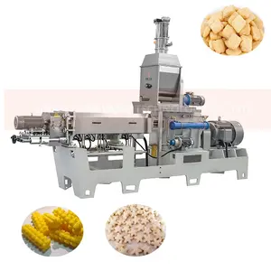 Automatic Industrial Corn Snacks Processing Line Extruder Full Automatic Puffed Snack Food Machine