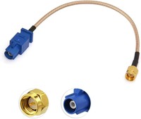 Câble automobile personnalisé avec connecteur mâle Mini Fakra HFM 4 broches et connecteur mâle/femelle Z Plug