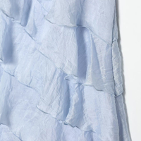 PB&ZA Robe Courte Femme Été 2026 Nouvelle Collection Tendance Plage Douce Superposée Décorative en Polyester Col Halter Robe Vestidos