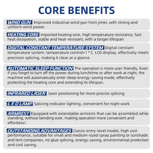 Machine de soudage <span class=keywords><strong>automatique</strong></span> à haute fréquence de haut niveau JM-3400C utilisée pour la soudeuse à air chaud en plastique pour les industries de la construction - Product Image 6