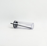 Gobelet isotherme transparent en acrylique à double paroi de 24 oz, style boule à neige, avec trou au fond, pour boissons chaudes et froides, idéal pour la rentrée scolaire des enfants