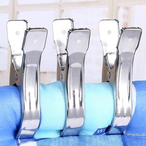 Épingles à linge en métal antidérapant en acier inoxydable pinces à linge coupe-vent pinces à vêtements pinces à coudre - Product Image 2