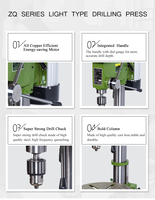 Machine de forage verticale WDDM ZQ4116, type colonne, entraînement par engrenages, bras flexible, certification CE, vente directe usine, promotion exceptionnelle