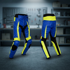 Pantalones de Cuero Premium Szuki Custom Fit – Protección Máxima para Motociclistas - Product Image 2