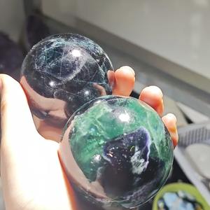 Esferas de Fluorita Rosa Hechas a Mano de Alta Calidad, Cristales Curativos con Reacción UV para Decoración del Hogar, Regalos de Feng Shui, Venta al Por Mayor - Product Image 3