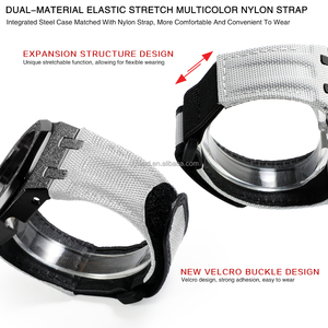 Kit de modification <span class=keywords><strong>GA</strong></span>-<span class=keywords><strong>2100</strong></span>, boîtier de montre en acier inoxydable givré, bracelet en nylon, confortable et léger, 140 mm, compatible avec <span class=keywords><strong>GA</strong></span>-B2100 <span class=keywords><strong>GM</strong></span>/GBM-<span class=keywords><strong>2100</strong></span> - Product Image 5