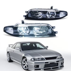 ไฟหน้า LED แบบโบราณสำหรับ R33 Skyline ซีรีส์ 1 และ ซีรีส์ 3 (ไม่ใช่สำหรับ GTR) GTS GTST <span class=keywords><strong>GTT</strong></span> R33 ไฟหน้าแบบ OE รุ่นก่อนปรับโฉม ปี 1993-1996 - Product Image 1