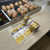 Film plastique laminé en rouleau pour emballage de pain, tartes aux œufs et gâteaux - Vente chaude
