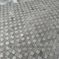 Vente directe d'usine, mosaïque de pierre d'onyx de marbre naturel entièrement faite à la main, décoration murale de sol, fond tendance