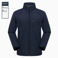 Veste tactique imperméable à col montant, personnalisable avec logo, de troisième génération, en softshell, pour équipe, vêtement de travail monocouche