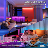 Kit de bande lumineuse LED COB RGBCCT à CRI élevé, 5 m, 12 mm, RGBWC réglable, 5 en 1, 630 LED, WS2811, découpable, 24 V, 5 en 1, bandes LED, alimentation EU