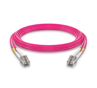 Cordon Fibre Optique OM4 LC UPC-LC UPC Duplex Multimode 50/125μm LSZH