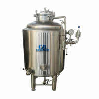 Microbrasserie 100L 200L en acier inoxydable, équipement de brassage de bière avec réservoir sous pression, pompe, chauffage électrique, facile à utiliser