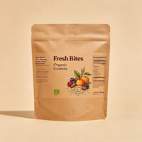Sacs refermables réutilisables personnalisés en MOPP/VMPET/PE biodégradable de qualité alimentaire, imprimés en sérigraphie, pour noix (noix, pistaches)