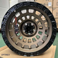 Jantes forgées à profil concave avec simulation de beadlock 16 17 18 19 20 21 22 pouces 6x139.7 6x135 5x127 pour Wrangler Bronco F150