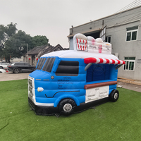 Tienda inflable con forma de coche de tamaño personalizado, tienda comercial de palomitas de maíz para carnaval, tienda inflable de publicidad para ferias a la venta