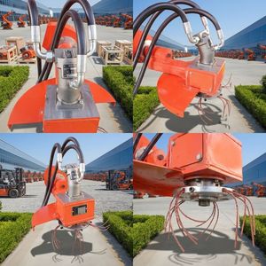 Accesorio Cortacésped Hidráulico Diésel con Diámetro de Corte de 500 mm para Excavadora, Recortadora de Cuerda de Nylon - Product Image 6