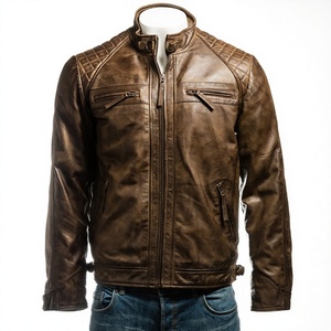 Stylish <b>Leather</b> <b>Jacket</b> for <b>Men</b>, Custom Color 100% <b>Leather</b> <b>Men's</b> <b>Jacket</b> Custom Slim <b>Leather</b> <b>Jackets</b> Winter Design - Product Image 2