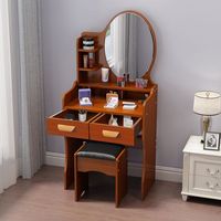 Mini coiffeuse pour chambre à coucher, style moderne et minimaliste, petite armoire de rangement domestique, design simple et luxueux, tendance et populaire