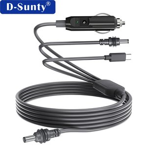 Câble Starlink 3-en-1 USB-C vers chargeur de voiture DC, cordon d'alimentation étanche pour Starlink Mini Gen3 - Product Image 1