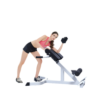 Banc de musculation pliable en métal réglable, chaise romaine, banc d'hyper-extension du dos