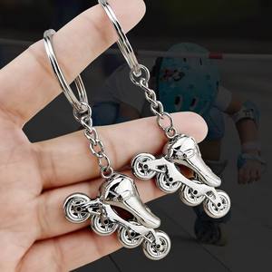 Roller Skate Sleutelhangers Zinklegering Metaal Promotionele Sleutelhangers Op Maat Hoge Kwaliteit Metalen Top Sleutelhanger - Product Image 5