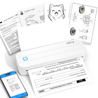 Imprimante thermique portable sans encre A4 mini 203 DPI pour documents et photos, vente en gros