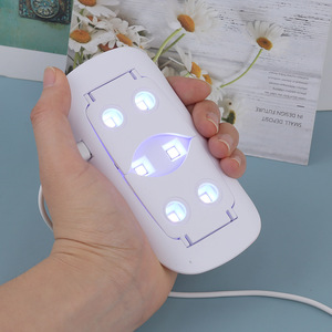 Phong Cách Mới Mini <span class=keywords><strong>Mouse</strong></span> Nail Đèn USB Baking Lamp UV/LED Nail Polish Keo Máy Sấy Xách Tay Mini Liệu Pháp Ánh Sáng Máy 6 Wát - Product Image 2