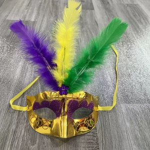 <span class=keywords><strong>Media</strong></span> <span class=keywords><strong>cara</strong></span> <span class=keywords><strong>de</strong></span> plumas tricolor <span class=keywords><strong>para</strong></span> fiestas <span class=keywords><strong>de</strong></span> Navidad <span class=keywords><strong>de</strong></span> <span class=keywords><strong>Halloween</strong></span>-Bola <span class=keywords><strong>de</strong></span> plástico Princesa <span class=keywords><strong>Maquillaje</strong></span> <span class=keywords><strong>para</strong></span> niños adultos <span class=keywords><strong>para</strong></span> Road Street - Product Image 3