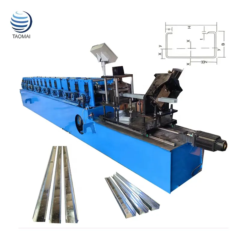 Direto Da Fábrica Drywall Metal Aço Canal C Stud E U Track Roll Formando Máquina