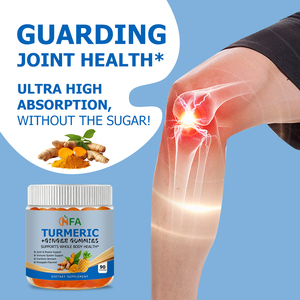 Best Selling Turmeric Ginger Gummies with Turmeric Pineapple Extract Immune System Support and Joint Healthy Maintenance Candy - Product Image 4