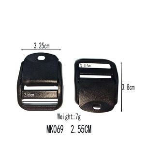 Đen nhựa Side phát hành khóa với trung tâm lỗ mạnh mẽ an toàn POM vật liệu cho Ba lô dây đeo điều chỉnh phần cứng phụ kiện nhỏ - Product Image 6