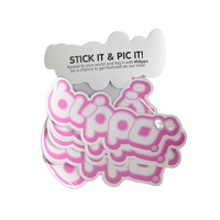 Stiker Decal bagasi Laptop Notebook desain Logo potong tahan air tahan cuaca desain Logo kustom