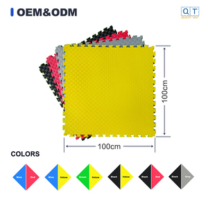 100x100cm Taekwondo Thảm màu đỏ và màu xanh <span class=keywords><strong>EVA</strong></span> bọt võ thuật Mat 25mm Độ dày bjj Đấu Vật judo Tatami - Product Image 6