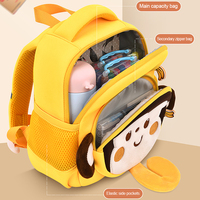 Nouveau sac à dos pour tout-petit singe de dessin animé, grande capacité, réduction de la charge, sac à bandoulière, mochila escolar