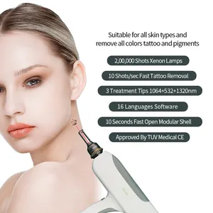 KES AL1 Loại bỏ hình xăm 1064 NM 755nm 532nm Q Switched ND Yag laser trẻ hóa da cho loại bỏ hình xăm - Product Image 2