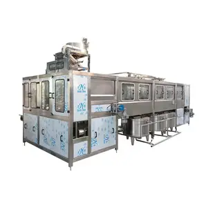 Automatic Big Barrel 10L 19L 20L Dispenser Bottled 5 Gallon Drinking Water Plant Line Rinsing Filling Capping Machine