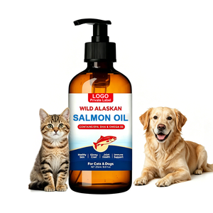 Private Label <b>Dog</b> <b>Salmon</b> <b>Oil</b> Omega-3 Fish <b>Oil</b> Supplement with DHA and EPA Promotes Hip and Joint Function, Healthy Skin and Coat - Product Image 1