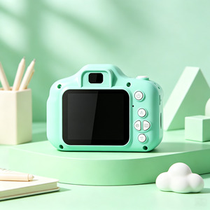 子供用カメラ ミニ 2.0インチ LCDスクリーン 写真＆ビデオ撮影 交換レンズ付き おもちゃ 子供 赤ちゃん 誕生日プレゼント - Product Image 1
