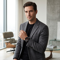 Montre connectée de suivi de la santé et du sport avec écran de 1,43 pouce, assistant vocal IA + appels Bluetooth