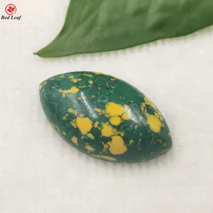 Más vendido, verde 06D2, Color sintético Marquesa cabujón suelto piedra preciosa Turquesa