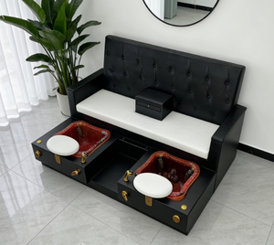 Chaise de spa pour pédicure portable double de luxe, personnalisable, multifonctionnelle, mobilier de massage pour salon, manucure et soins des <span class=keywords><strong>pieds</strong></span> - Product Image 3