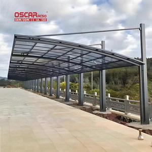 Système de cantilever personnalisé en double alliage d'aluminium, facile à monter soi-même, <span class=keywords><strong>pour</strong></span> abri de voiture extérieur - Product Image 1