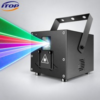 Lumière laser d'animation RVB pleine couleur DMX512 Modèle 3D YA-3DJGD3W pour concert, scène, événement, spectacle